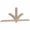 Ekena Millwork Redmond Smooth Timber Gable Bracket, Douglas Fir, 96"W x 32"H x 3 1/2"D x 3 1/2"F, 8/12 Pitch GBW096X32X0404RED00SDF - alternate 4
